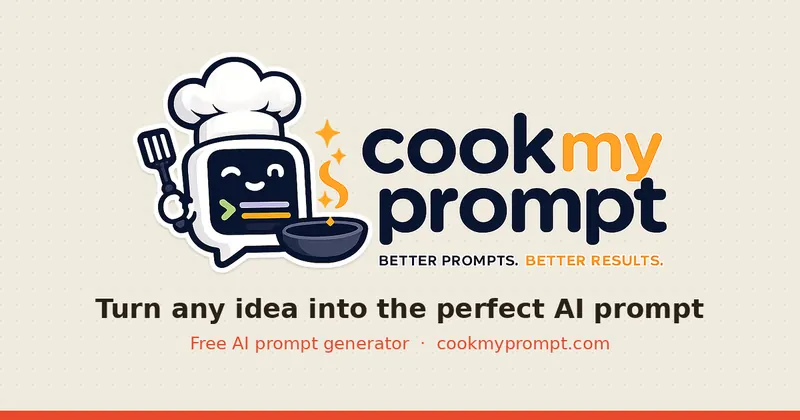 CookMyPrompt website screenshot