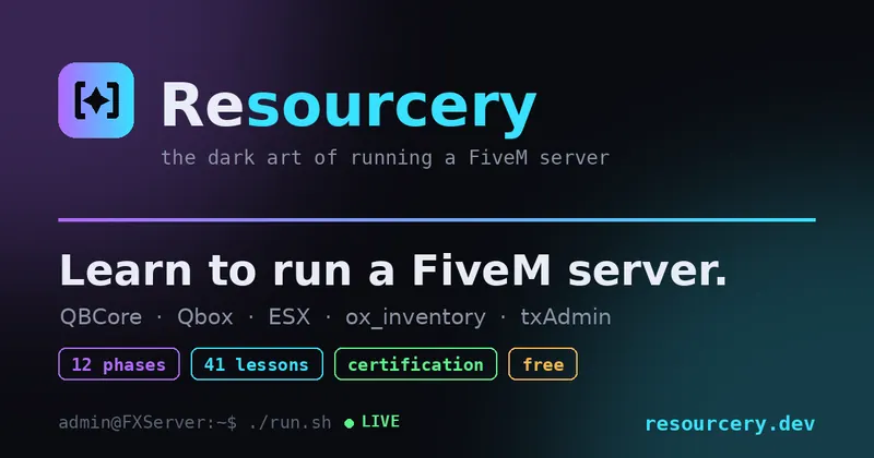 Resourcery website screenshot